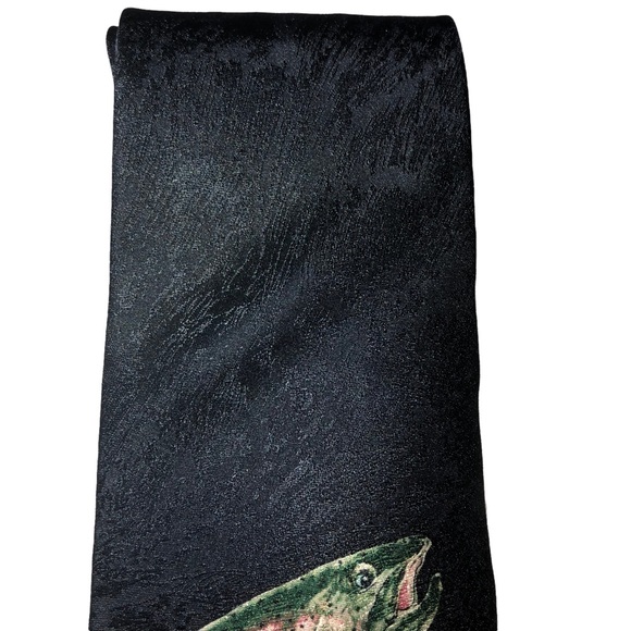 VTG Rainbow Trout Necktie 100% Silk Tie, Endangered Species 1999 Katie Dobson C. - Picture 6 of 10